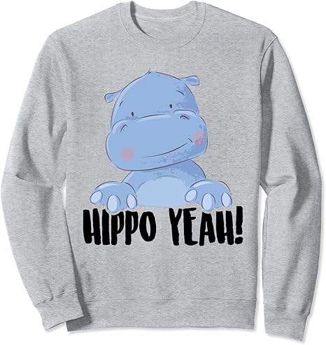 Hippo sweatshirt Clearance